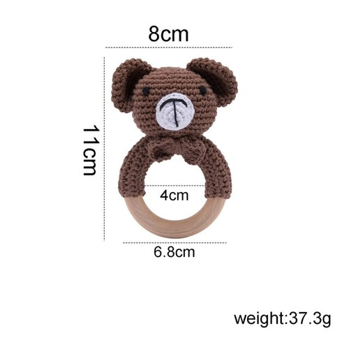 Baby Wooden Crochet Teether