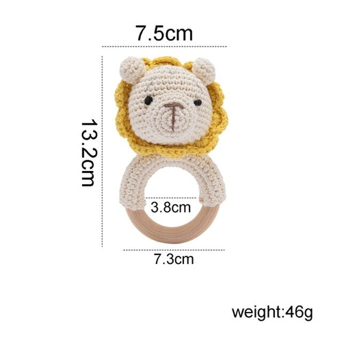 Baby Wooden Crochet Teether