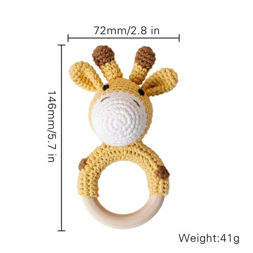 Baby Wooden Crochet Teether