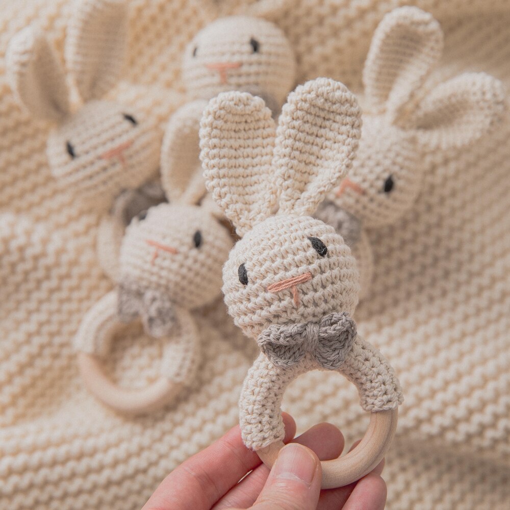 Baby Wooden Crochet Teether